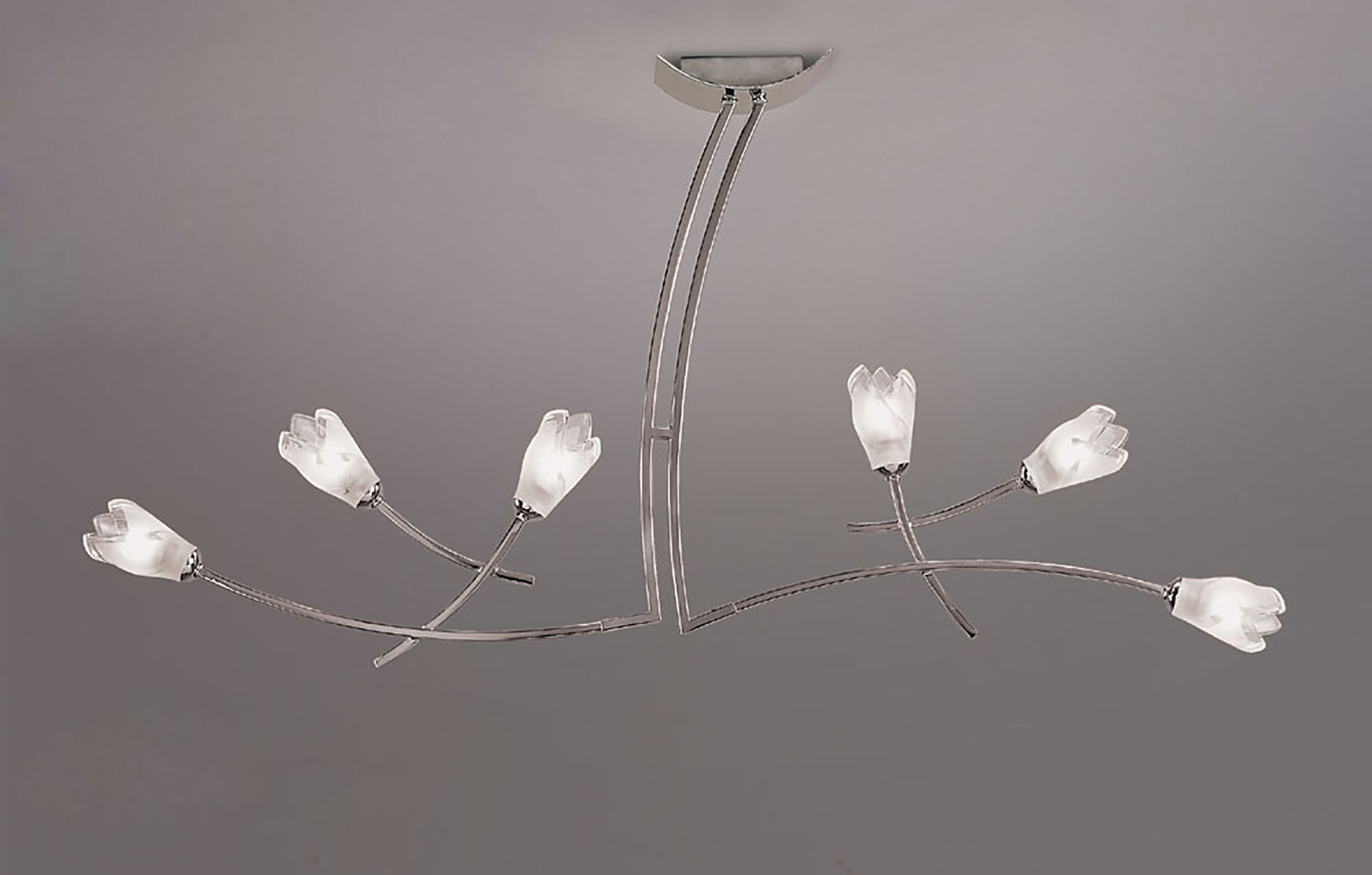 Pietra Polished Chrome Ceiling Lights Mantra Linear Fittings